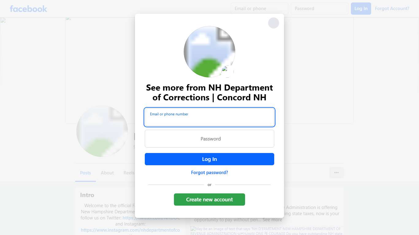 NH Department of Corrections Concord NH Facebook